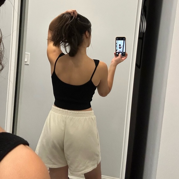 Black CQbyCQ Cropped Tank - Picture 3 of 5